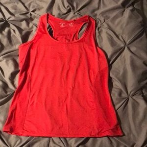 Red sports tank